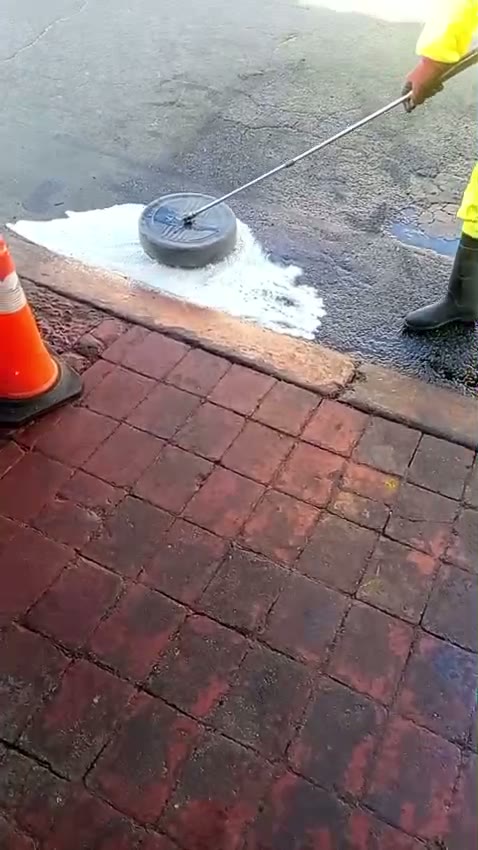 On-site pressure wash